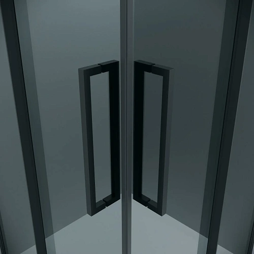 Душевой уголок GROSSMAN Cosmo 300.K33.02.8080.21.10 (80x80x195) квадрат,раздвижн,черн матов.,стекло тонирован Душевой уголок GROSSMAN Cosmo 300.K33.02.8080.21.10 (80x80x195) квадрат,раздвижн,черн матов.,стекло тонирован