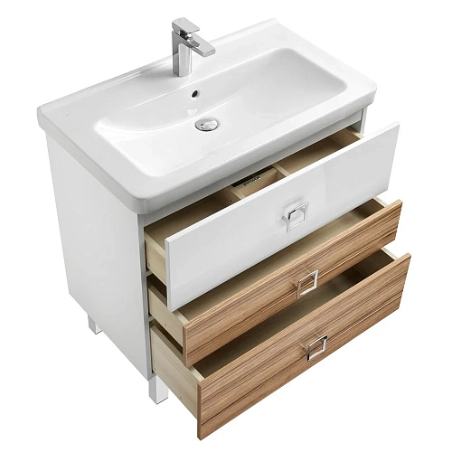 Тумба под раковину Aquaton Стамбул 85 М эбони светлый 1A145901ST490 Тумба под раковину Aquaton Стамбул 85 М эбони светлый 1A145901ST490