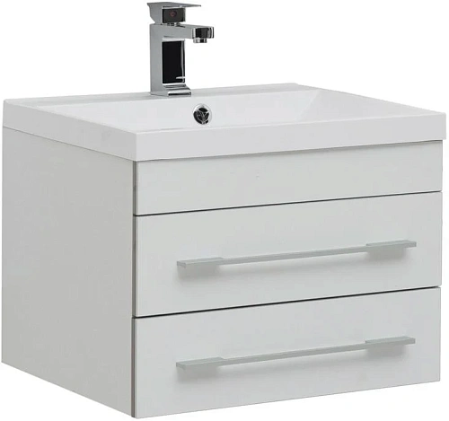 Тумба под раковину Aquanet Верона 58 New белый матовый 00272423 Тумба под раковину Aquanet Верона 58 New белый матовый 00272423