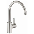 Смеситель для кухни GROHE Eurosmart Cosmopolitan, высокий излив, суперсталь (32843DC0) Смеситель для кухни GROHE Eurosmart Cosmopolitan, высокий излив, суперсталь (32843DC0)