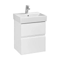 Тумба под раковину Roca Oleta 50 белый матовый, 2 ящика, A857638501 Тумба под раковину Roca Oleta 50 белый матовый, 2 ящика, A857638501