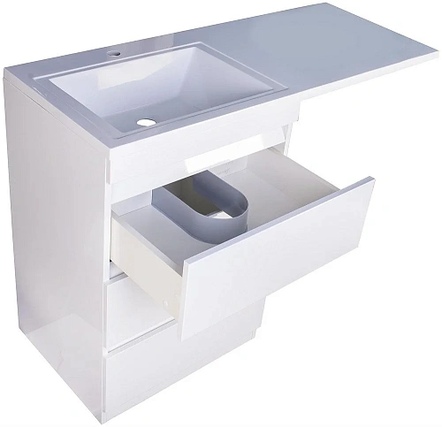 Тумба под раковину Style Line Даллас 120 (3 ящ.) Люкс белая, PLUS СС-00002272 Тумба под раковину Style Line Даллас 120 (3 ящ.) Люкс белая, PLUS СС-00002272