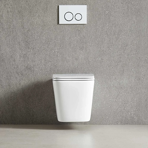 Унитаз подвесной Vincea Q-Line VT1-12T безободковый, цвет белый, ультратонкое soft-close сиденье Унитаз подвесной Vincea Q-Line VT1-12T безободковый, цвет белый, ультратонкое soft-close сиденье