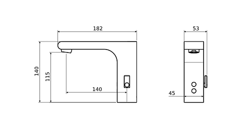 Смеситель для раковины Aquatek Лира AQ5410CR хром Смеситель для раковины Aquatek Лира AQ5410CR хром