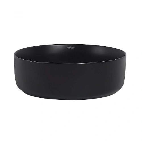 Раковина ABBER Bequem AC2108MB накладная, черная матовая Раковина ABBER Bequem AC2108MB накладная, черная матовая