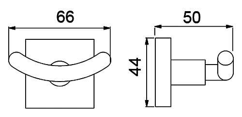 Крючок Timo Selene 12012/03 черный Крючок Timo Selene 12012/03 черный