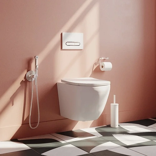 Унитаз подвесной IDDIS Blanco Q (BLQNDSEI25) с сиденьем безободковый Унитаз подвесной IDDIS Blanco Q (BLQNDSEI25) с сиденьем безободковый