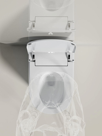 Унитаз подвесной Allen Brau Smart 4.I1001.20 с крышкой, белый, с функцией биде