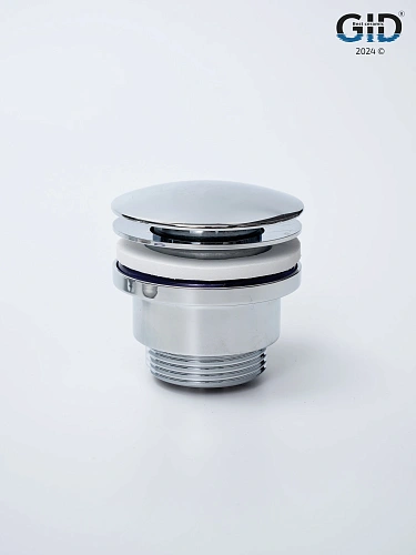 Донный клапан Gid универсальный G-36CH 76603K хром 7x7x10 Донный клапан Gid универсальный G-36CH 76603K хром 7x7x10