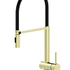 Смеситель для кухни Wonzon & Woghand с гибким изливом, брашированное золото (WW-88438003-BG) Смеситель для кухни Wonzon & Woghand с гибким изливом, брашированное золото (WW-88438003-BG)
