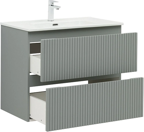 Тумба под раковину Aquanet Джейн Flat 80 мисти грин 00335434 подвесная Тумба под раковину Aquanet Джейн Flat 80 мисти грин 00335434 подвесная