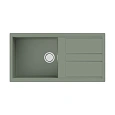 Кухонная мойка Omoikiri Kitagawa 100-WG Artceramic/wind green 4993251 Кухонная мойка Omoikiri Kitagawa 100-WG Artceramic/wind green 4993251