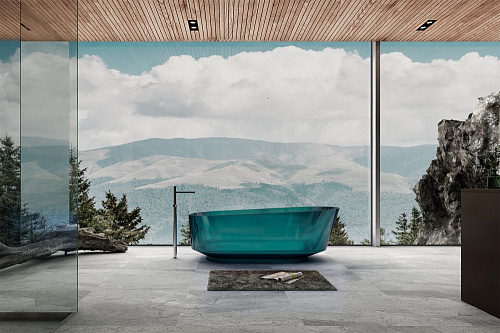 Ванна отдельностоящая ABBER AT9706Aquamarin 170x80 универсальная, бирюзовый полиэфирная смола Ванна отдельностоящая ABBER AT9706Aquamarin 170x80 универсальная, бирюзовый полиэфирная смола