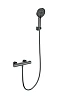 Смеситель для душа Wonzon & Woghand с термостатом, темный графит (WW-B2012-A-BGG) Смеситель для душа Wonzon & Woghand с термостатом, темный графит (WW-B2012-A-BGG)
