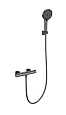 Смеситель для душа Wonzon & Woghand с термостатом, темный графит (WW-B2012-A-BGG) Смеситель для душа Wonzon & Woghand с термостатом, темный графит (WW-B2012-A-BGG)