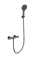 Смеситель для душа Wonzon & Woghand с термостатом, темный графит (WW-B2012-A-BGG) Смеситель для душа Wonzon & Woghand с термостатом, темный графит (WW-B2012-A-BGG)