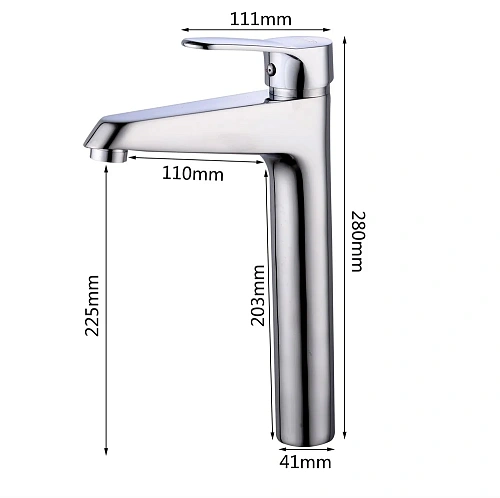 Смеситель для раковины River LUX R026 10000003154 Смеситель для раковины River LUX R026 10000003154