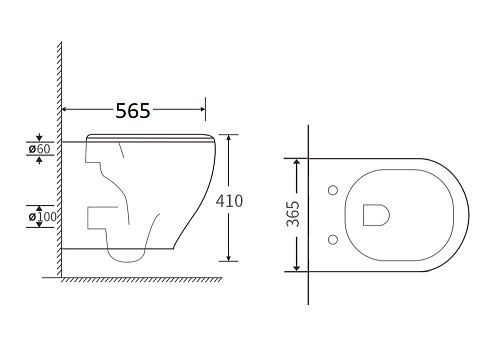 Унитаз подвесной Orange C07-100w безободковый, сиденье с микролифтом Унитаз подвесной Orange C07-100w безободковый, сиденье с микролифтом