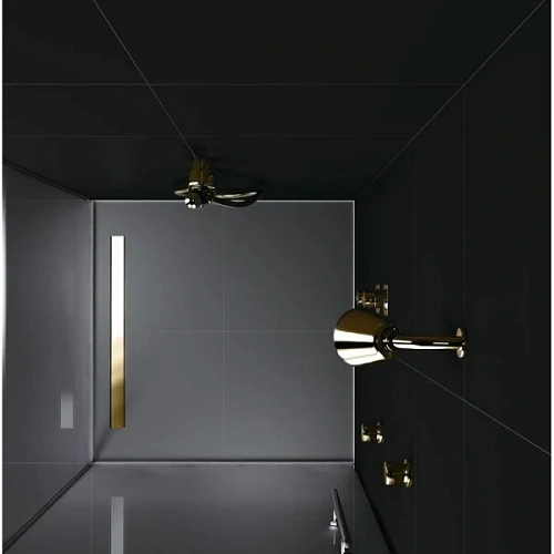 Душевой лоток BERGES B1 Keramik 800 нержавеющая сталь, решетка бронза, S-сифон D50 боковой 094119 Душевой лоток BERGES B1 Keramik 800 нержавеющая сталь, решетка бронза, S-сифон D50 боковой 094119