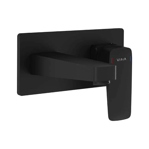 Смеситель для раковины Vitra Root Square A4273836EXP черный матовый Смеситель для раковины Vitra Root Square A4273836EXP черный матовый