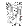 Держатель сливного клапана TECEbase 9820472