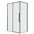 Душевой уголок GROSSMAN Galaxy 100.K33.01.100.21.02-200.K33.01.80.21.02 (100х80х195) раздвижная(левая),черный матовый,стекло шиншилла Душевой уголок GROSSMAN Galaxy 100.K33.01.100.21.02-200.K33.01.80.21.02 (100х80х195) раздвижная(левая),черный матовый,стекло шиншилла
