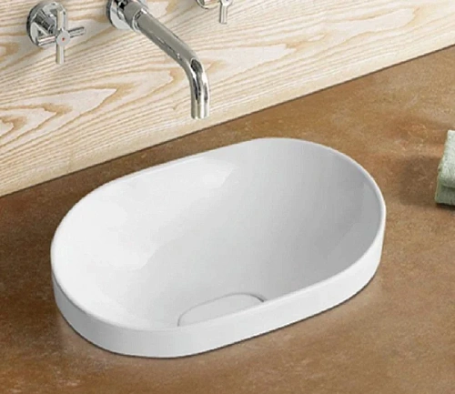 Раковина CeramaLux 5006B врезная, белый Раковина CeramaLux 5006B врезная, белый