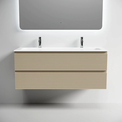 Тумба под раковину SANCOS Folk FL120CP 1190х445х500 капучино, подвесная Тумба под раковину SANCOS Folk FL120CP 1190х445х500 капучино, подвесная