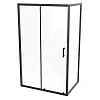 Душевой уголок Taliente KIT-TA-130/09-1CB 130x90x195см, прямоугольный, прозрачное стекло 6мм, черный