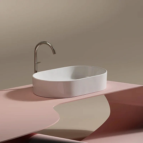 Раковина Ceramica Nova ELEMENT CN6048 белый накладная Раковина Ceramica Nova ELEMENT CN6048 белый накладная