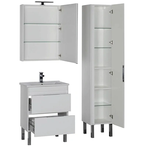 Комплект мебели Aquanet Тулон 65 белый 00183625 Комплект мебели Aquanet Тулон 65 белый 00183625