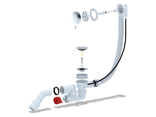 Слив-перелив Aquatek 60 см EM321AQ полуавтомат Слив-перелив Aquatek 60 см EM321AQ полуавтомат