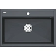 Кухонная мойка Paulmark STEPIA 80 PM117551-AN, антрацит, 750х510 Кухонная мойка Paulmark STEPIA 80 PM117551-AN, антрацит, 750х510
