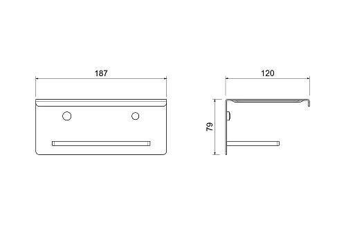 Держатель туалетной бумаги Aquatek ЛИБРА AQ4309CR хром Держатель туалетной бумаги Aquatek ЛИБРА AQ4309CR хром