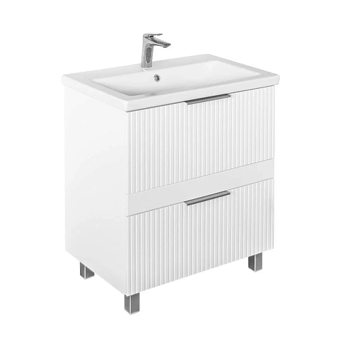 Тумба с раковиной Comforty Лима-70Н2 00-00019211 белый матовый раковина Como 70 Тумба с раковиной Comforty Лима-70Н2 00-00019211 белый матовый раковина Como 70