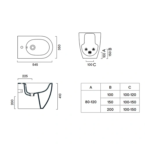 Детальная картинка товара «биде напольное catalano sfera 0519551001 55x35 белый глянцевый» Детальная картинка товара «биде напольное catalano sfera 0519551001 55x35 белый глянцевый»
