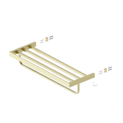 Полотенцедержатель Timo Petruma 15258/17 золото матовое Полотенцедержатель Timo Petruma 15258/17 золото матовое