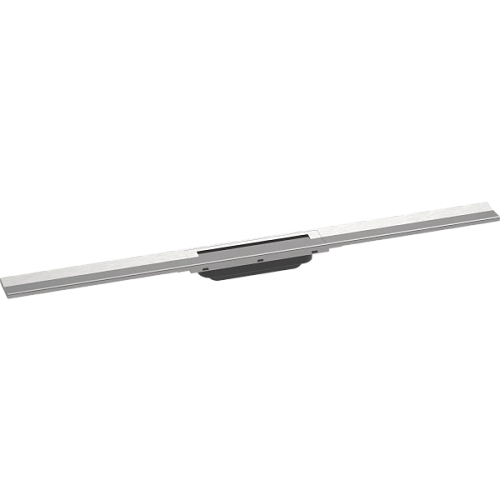 Решетка для водоотводящего желоба Hansgrohe RainDrain Flex, 90 см, укорачиваемая 56045800, шлифованн Решетка для водоотводящего желоба Hansgrohe RainDrain Flex, 90 см, укорачиваемая 56045800, шлифованн