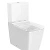 Чаша напольного унитаза Roca Inspira Square 645, Rimless, BTW, белый 342536000 Чаша напольного унитаза Roca Inspira Square 645, Rimless, BTW, белый 342536000