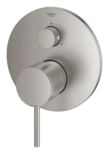 Смеситель для ванны GROHE Atrio New с переключателем на 3 положения, суперсталь (24096DC3) внешняя ч Смеситель для ванны GROHE Atrio New с переключателем на 3 положения, суперсталь (24096DC3) внешняя ч