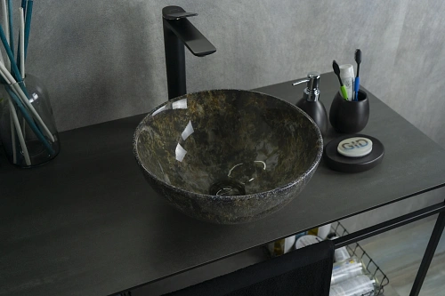 Раковина Gid Mnc486 54434 накладная под камень глянцевая 32x32x14 Раковина Gid Mnc486 54434 накладная под камень глянцевая 32x32x14