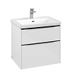 Картинка анонса товара «тумба под раковину villeroy &amp; boch subway 3.0 с подсветкой brilliant white / brilliant white c576l1v c576l1ve»