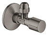 Картинка анонса товара «вентиль угловой grohe 1/2 дюймаx3/8 дюйма, 1 шт, темный графит, матовый (22039al0)»
