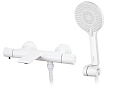 Смеситель для ванны Kaiser Serio с термостатом белый матовый 05322-14 Смеситель для ванны Kaiser Serio с термостатом белый матовый 05322-14