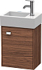 Картинка анонса товара «тумба под раковину duravit brioso br4049r1021 подвесная 36 см орех темный»