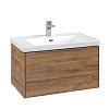 Картинка анонса товара «тумба под раковину villeroy &amp; boch subway 3.0 с подсветкой oak kansas / oak kansas c573l0rh»