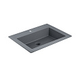 Детальная картинка товара «раковина vincea vcb-13600g из кварца, цвет серый»
