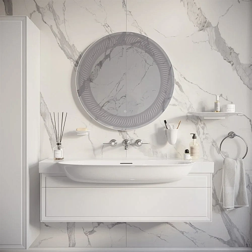 Зеркало DIWO Тула 77 с подсветкой, круглое, сенсорное управление 543690 Зеркало DIWO Тула 77 с подсветкой, круглое, сенсорное управление 543690