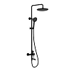 Душевая система Vincea Desire VSFS-1D1MB с поворотным изливом, черный Душевая система Vincea Desire VSFS-1D1MB с поворотным изливом, черный