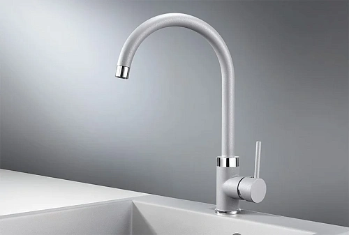 Смеситель для кухни Granula 2125, АЛЮМИНИУМ Смеситель для кухни Granula 2125, АЛЮМИНИУМ